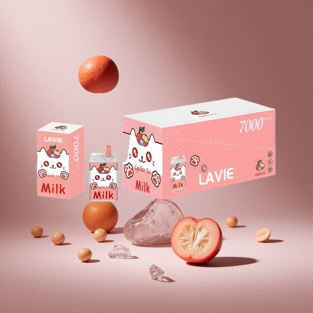 LAVIE Milk 7000 Puffs Lychee Ice 16ML South Africa wholesale