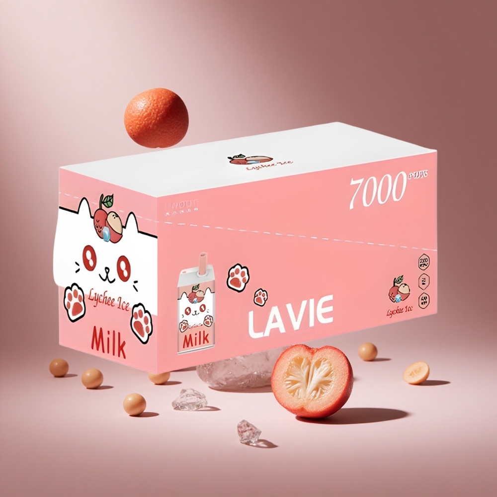 LAVIE Milk 7000 Puffs Lychee Ice 16ML South Africa wholesale