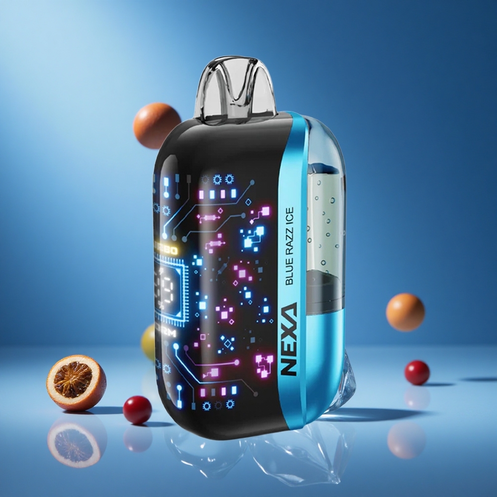 NEXA Ultra 50000 Puffs Blue Razz Ice 20ml 0.9ohm Dual Mesh Coils South Africa wholesale