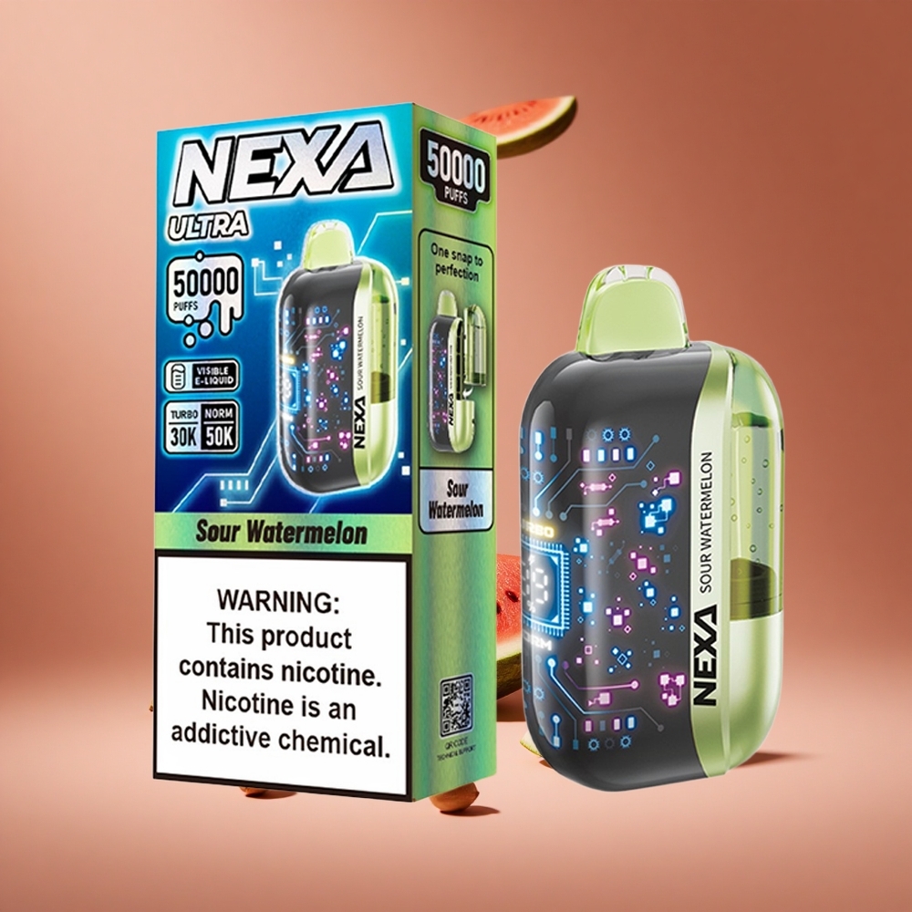 NEXA Ultra 50000 Puffs Sour Watermelon 20ml 0.9ohm South Africa wholesale