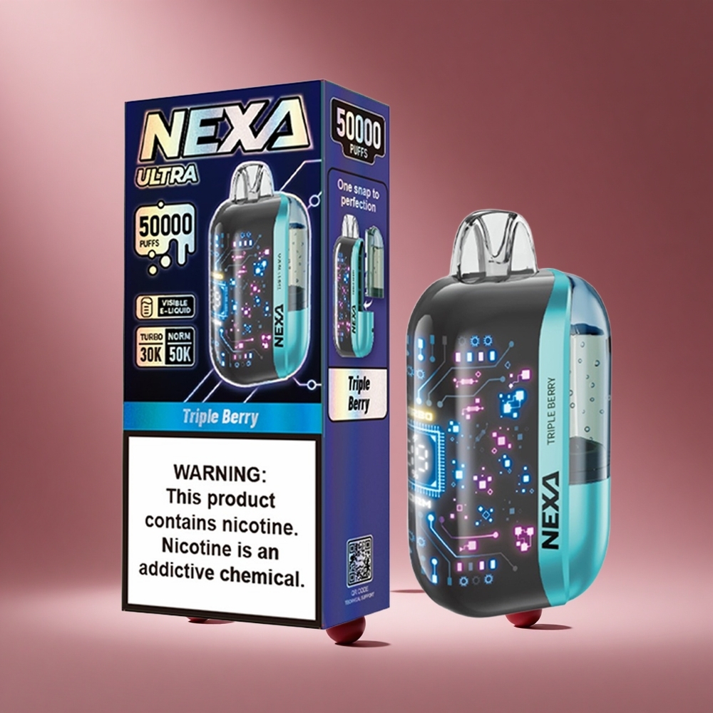 NEXA Ultra 50000 Puffs Triple Berry 20ml 5% Nicotine South Africa wholesale