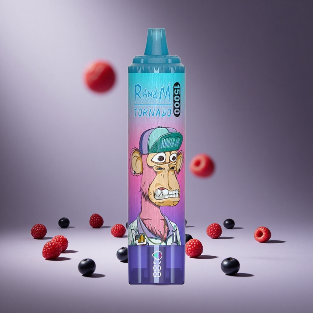 RandM Fumot Tornado 15000 Puffs Blueberry Raspberry 25ml Mesh Coil South Africa wholesale