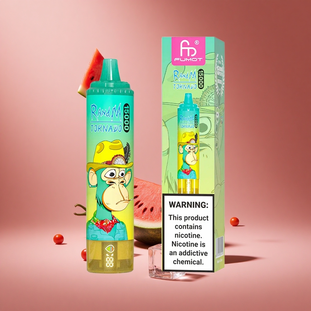 RandM Fumot Tornado 15000 Puffs Watermelon Ice 25ml 850mAh South Africa wholesale