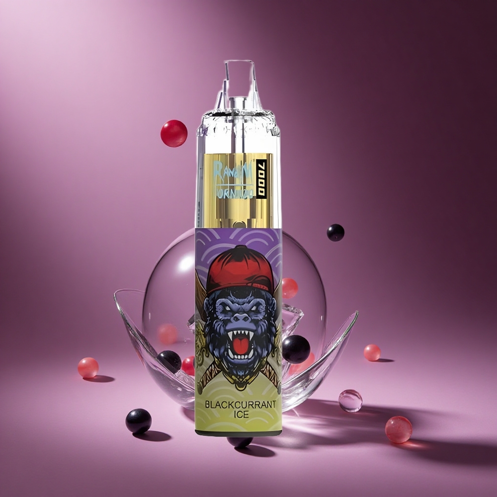 RandM Fumot Tornado 7000 Puffs Blackcurrant Ice 14ML E-liquid South Africa wholesale