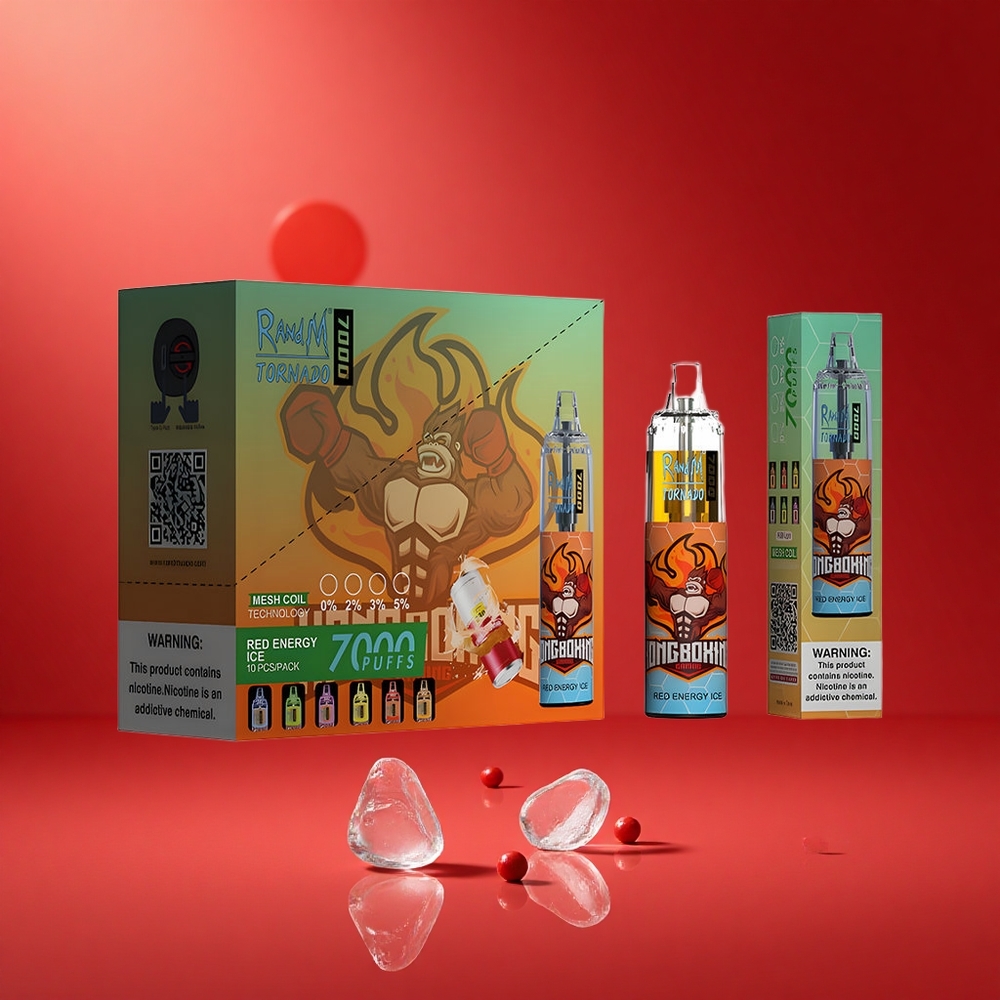 RandM Fumot Tornado 7000 Puffs Red Energy Ice 850mAh South Africa wholesale