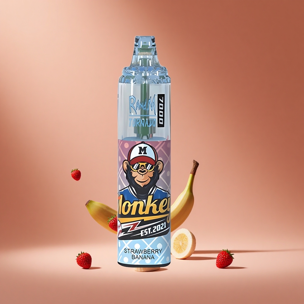 RandM Fumot Tornado 7000 Puffs Strawberry Banana 14ML E-liquid South Africa wholesale
