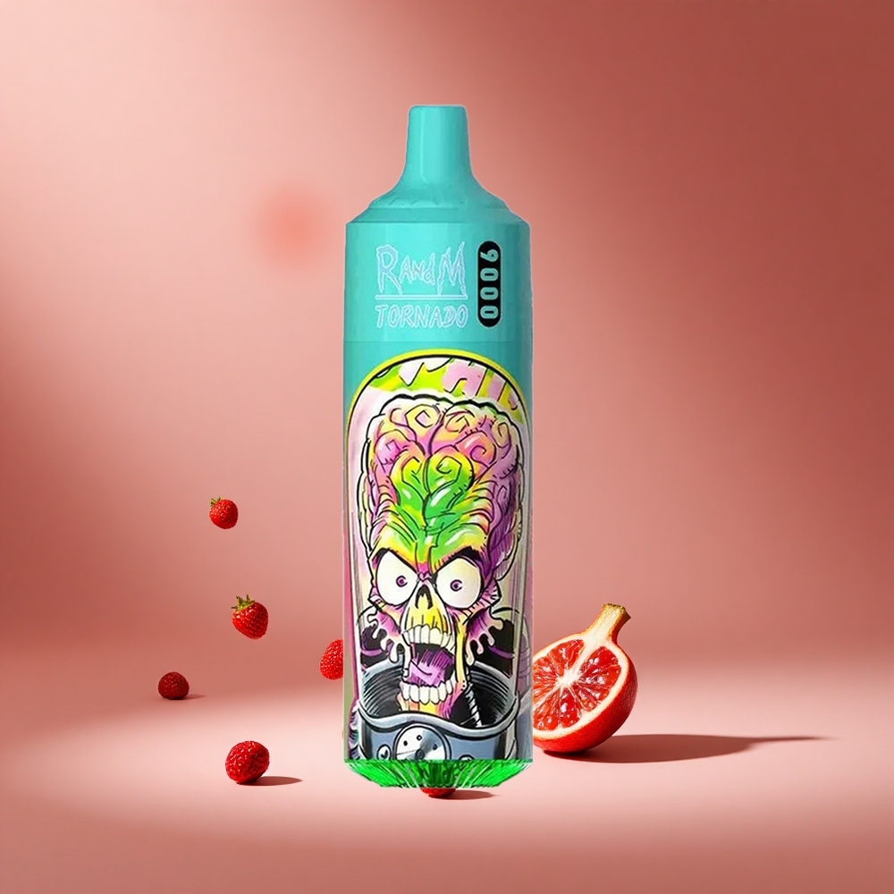 RandM Tornado 9000 Puffs Strawberry Pomegranate Mesh Coil South Africa wholesale