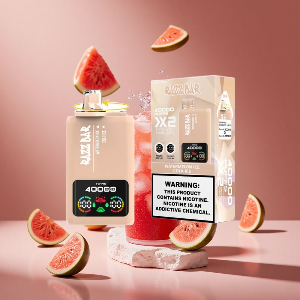 Razz Bar 40000 Puffs Watermelon Ice Cola Ice Power Screen Display Type-C Port South Africa wholesale