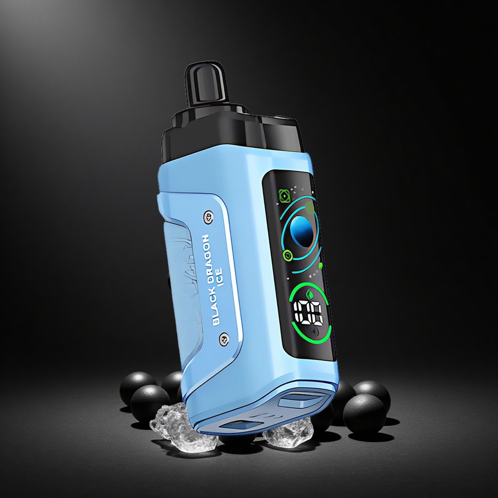 Razz Bar 45000 Puffs Black Dragon Ice Adjustable Airflow South Africa wholesale