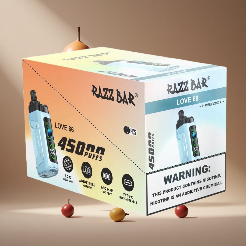 Razz Bar 45000 Puffs Love 66 Adjustable Airflow South Africa wholesale