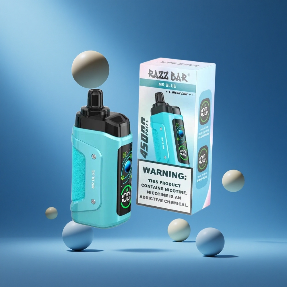 Razz Bar 45000 Puffs Mr Blue Adjustable Airflow South Africa wholesale