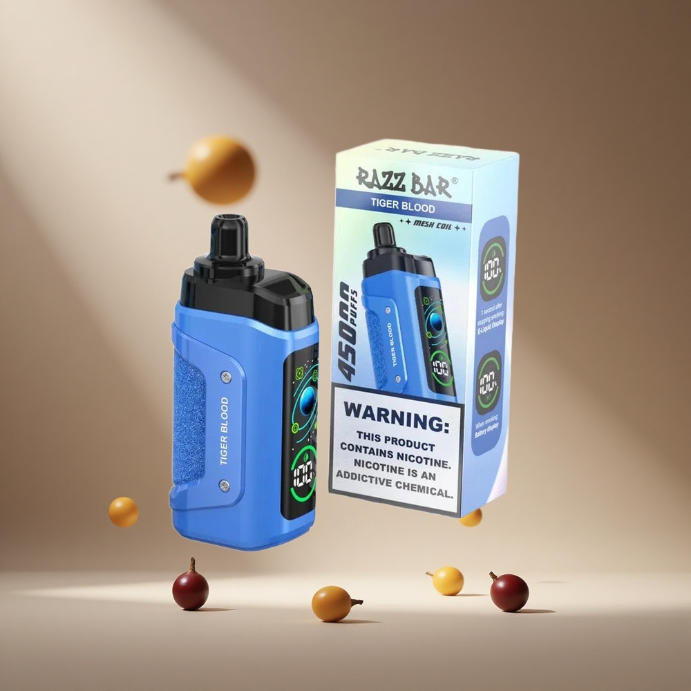 Razz Bar 45000 Puffs Tiger Blood Disposable Vape with Mesh Coil South Africa wholesale