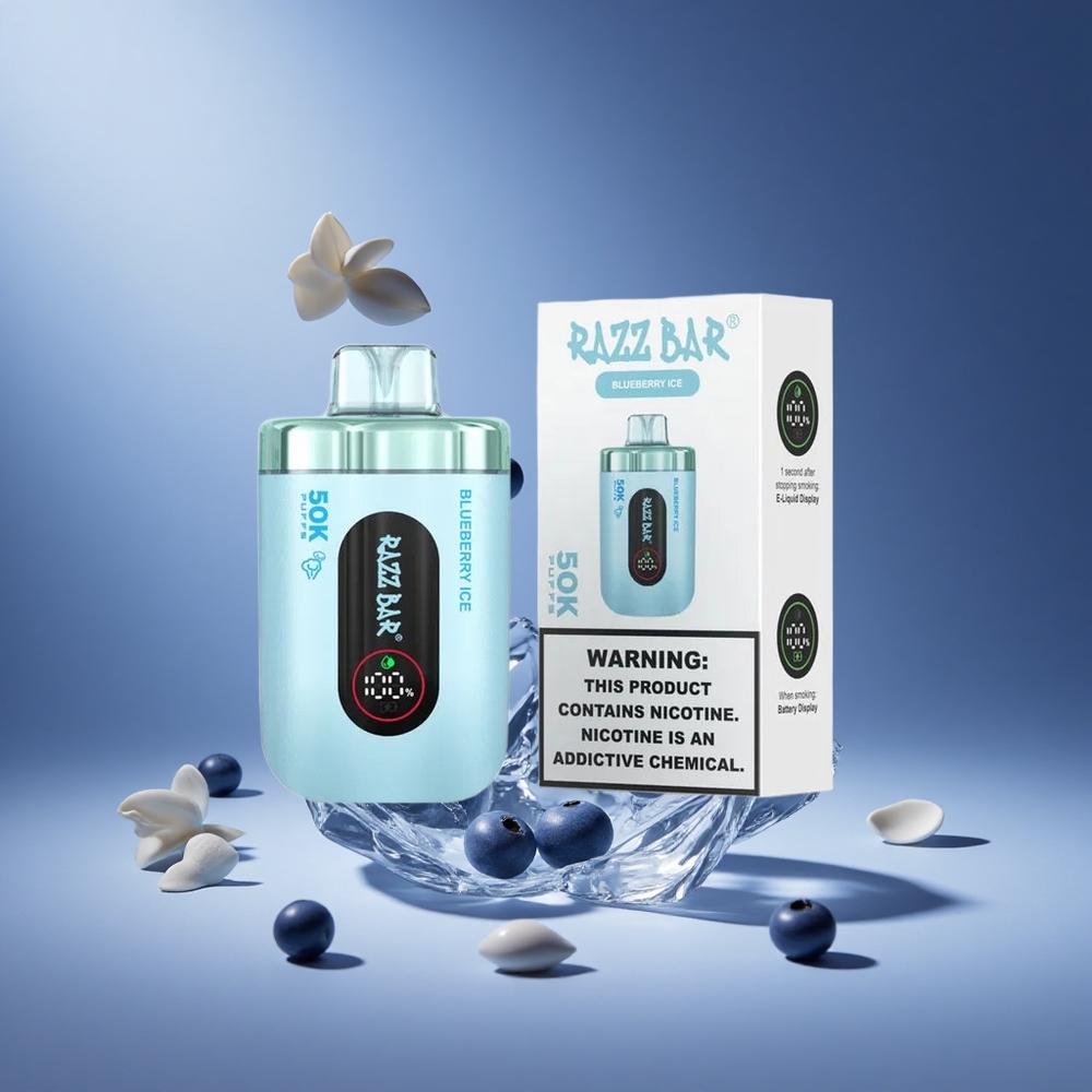 Razz Bar 50K Puffs Blueberry Ice 650mAh South Africa wholesale