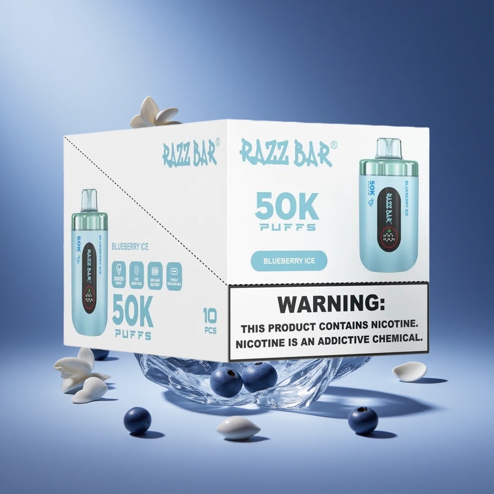 Razz Bar 50K Puffs Blueberry Ice 650mAh South Africa wholesale