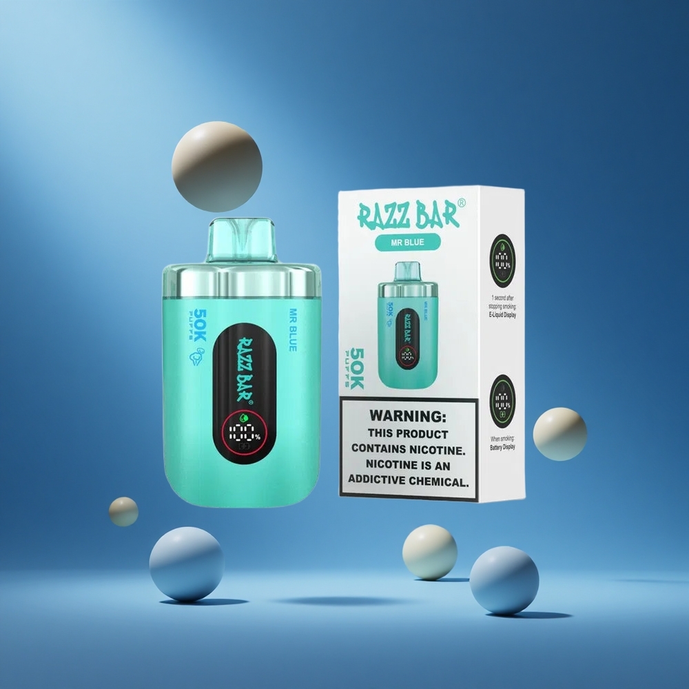 Razz Bar 50K Puffs Mr Blue 650mAh South Africa wholesale