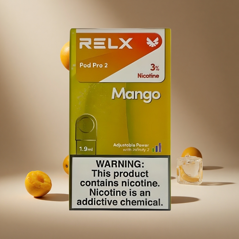 RELX Pod Pro 2 3% 600 Puffs Mango Ice South Africa wholesale