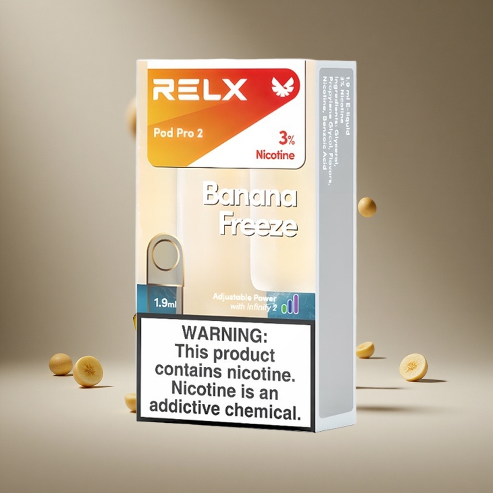 RELX Pod Pro 2 600 Puffs Banana Freeze South Africa wholesale