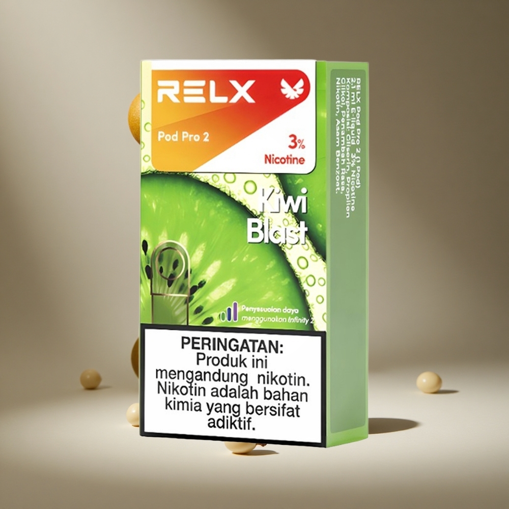 RELX Pod Pro 2 600 Puffs Kiwi Blast 3% Nicotine South Africa Wholesale