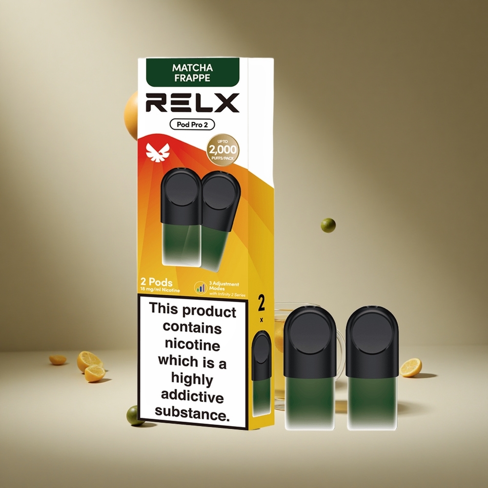 RELX Pod Pro 2 600 Puffs Tea-Matcha Frappe South Africa Wholesale