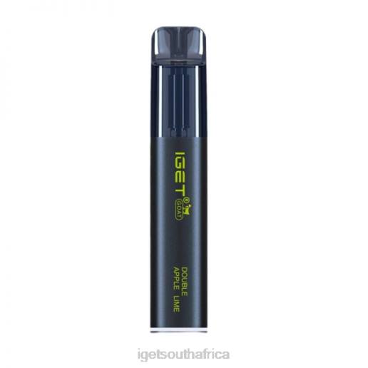 Nicotine Free IGET Vape Goat 5000 Puffs Z424367 Double Apple Lime
