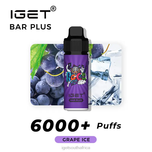 Nicotine Free IGET Vape Discount Bar Plus Vape Kit Z424374 Grape Ice