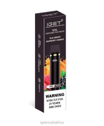 IGET Vape Store XXL Z42444 Blackberry Raspberry Orange