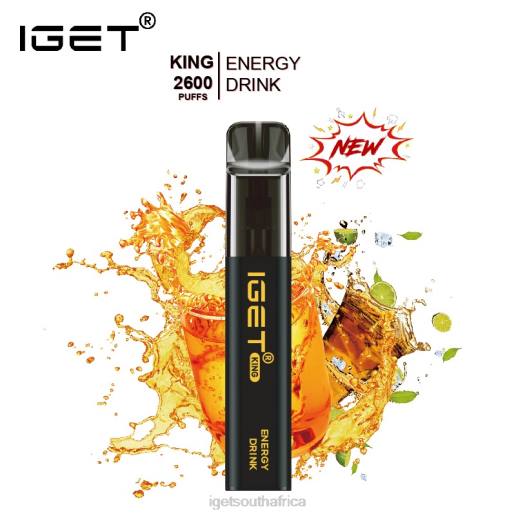 IGET Vapes On Sale KING - 2600 PUFFS Z424567 Energy Drink Ice