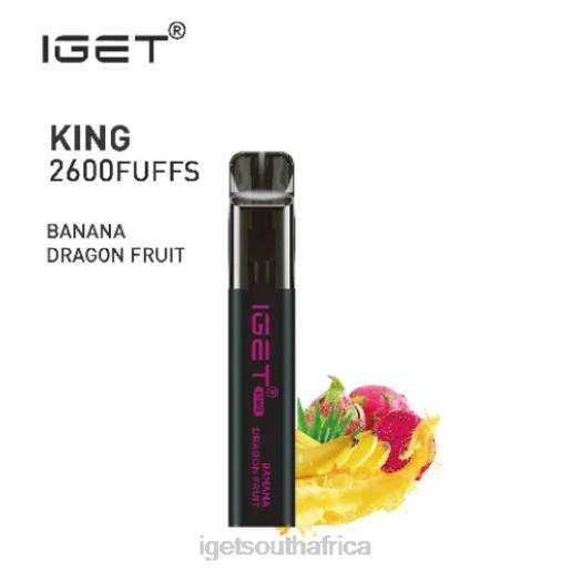 IGET Eshop KING - 2600 PUFFS Z424570 Banana Dragon Fruit