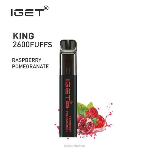 IGET Store KING - 2600 PUFFS Z424594 Raspberry Pomegranate
