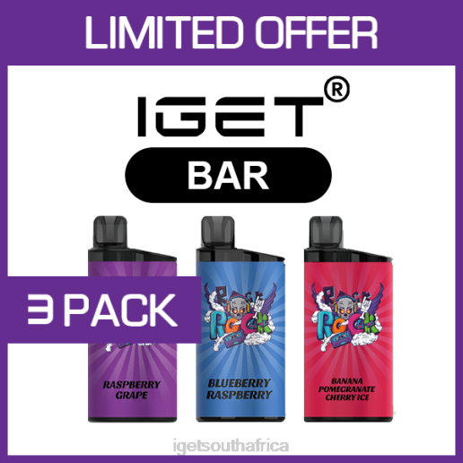 IGET Store BAR - 3500 PUFFS - 3 PACK Z424464