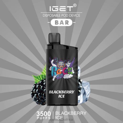 IGET Vapes On Sale BAR - 3500 PUFFS Z424540 Blackberry Ice