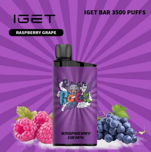 IGET Eshop BAR - 3500 PUFFS Z424549 Raspberry Grape