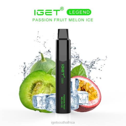 IGET Vape LEGEND - 4000 PUFFS Z424639 Passionfruit Melon Ice