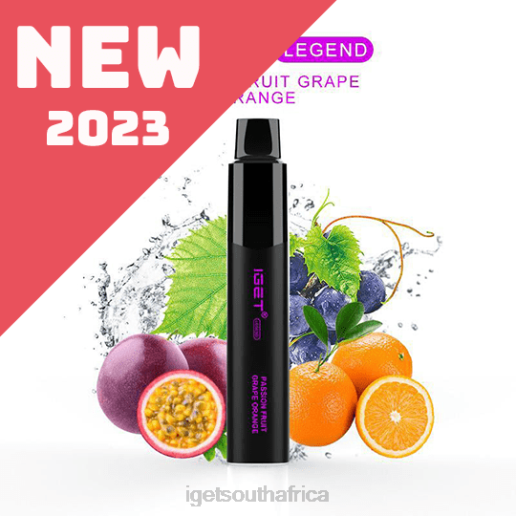 IGET Store LEGEND - 4000 PUFFS Z424648 Passionfruit Grape Orange