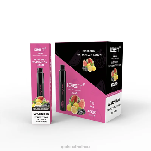 IGET Eshop Legend 4000 Puffs Z424323 Raspberry Watermelon Lemon