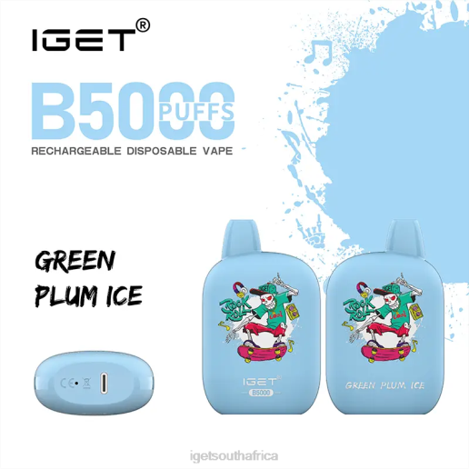 IGET Vape Online B5000 Z424311 Green Plum Ice
