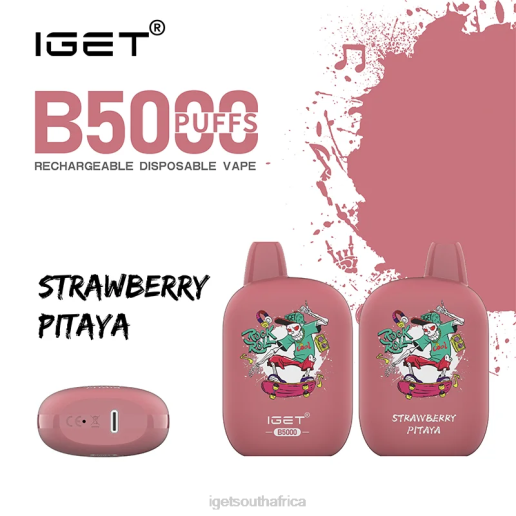 IGET Vapes On Sale B5000 Z424313 Strawberry Pitaya
