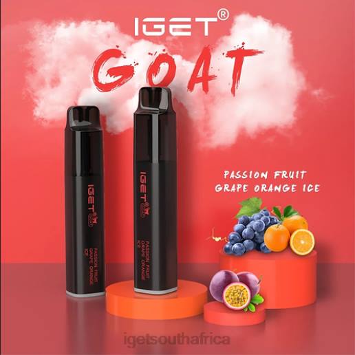 IGET Store GOAT - 5000 PUFFS Z424657 Passionfruit Grape Orange Ice
