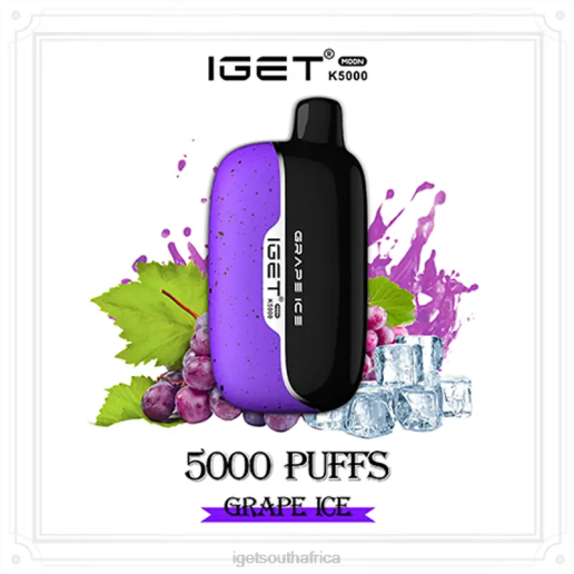 IGET Store Moon 5000 Puffs Z424214 Grape Ice