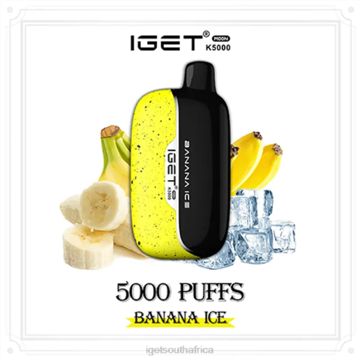 IGET Vape South Africa Moon 5000 Puffs Z424221 Banana Ice