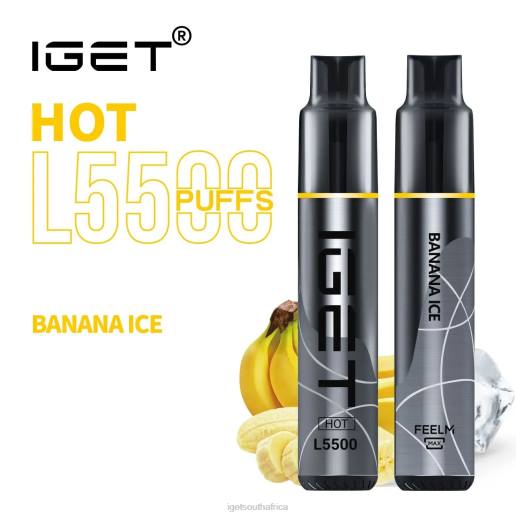 IGET Store HOT - 5500 PUFFS Z424467 Banana Ice