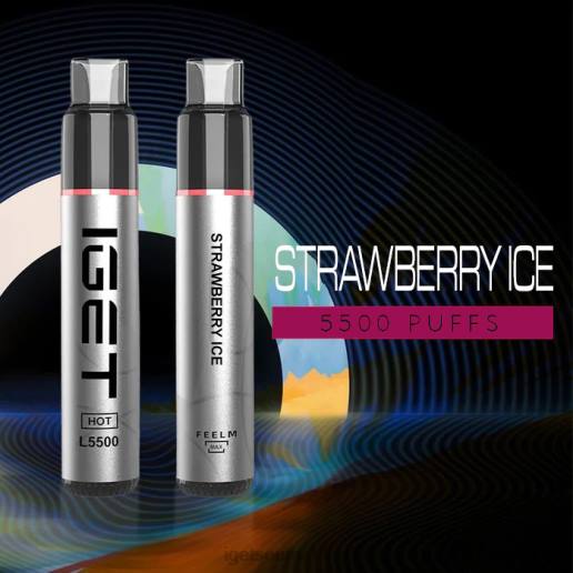 IGET Vape Discount HOT - 5500 PUFFS Z424537 Strawberry Ice