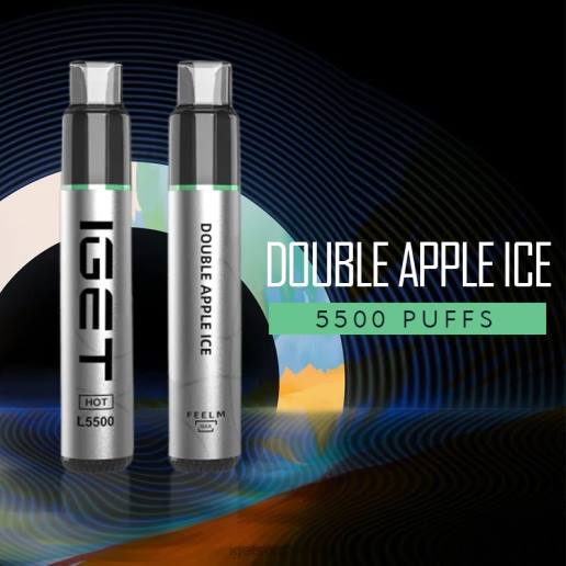 IGET Vape Online HOT - 5500 PUFFS Z424557 Double Apple Ice