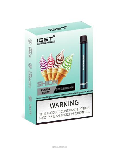 3 x IGET Vape Store Shion Z42413 Flavor Burst
