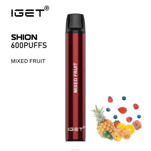 3 x IGET Vape Online Shion Z42420 Mixed Berries