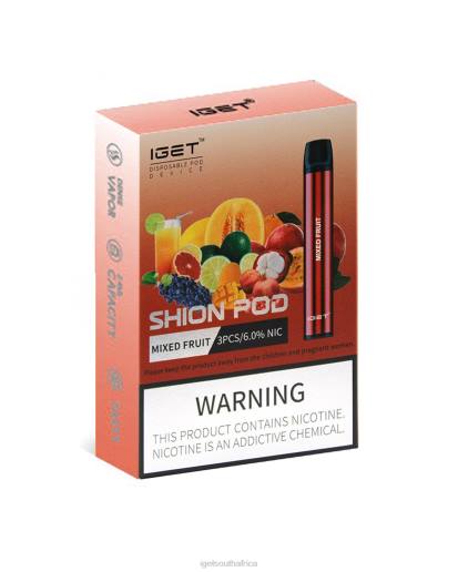 3 x IGET Vape Online Shion Z42420 Mixed Berries