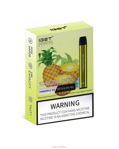 3 x IGET Vape Discount Shion Z42424 Pineapple Ice