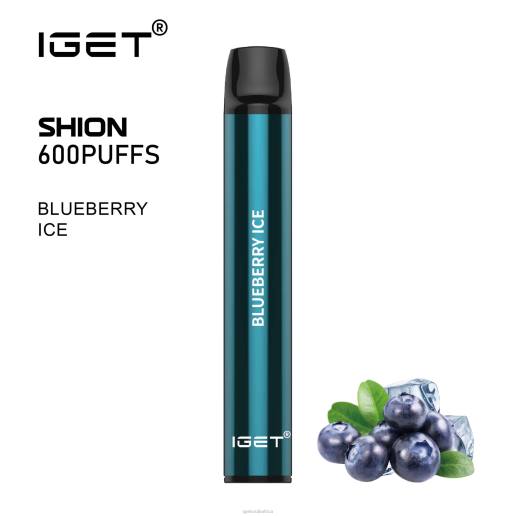 3 x IGET Vape Online Shion Z4244 Blueberry Ice