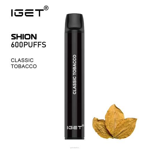 3 x IGET Vape Shion Z4249 Classic Tobacco
