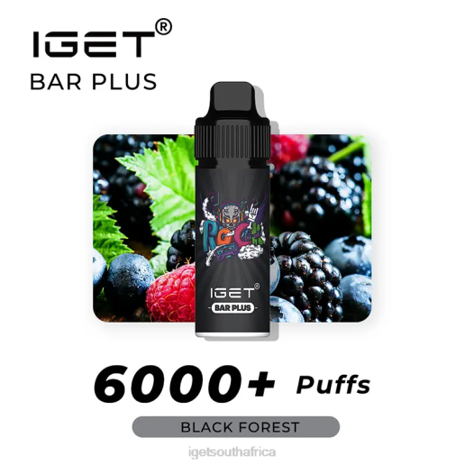 IGET Store BAR PLUS - 6000 PUFFS Z424563 Black Forest